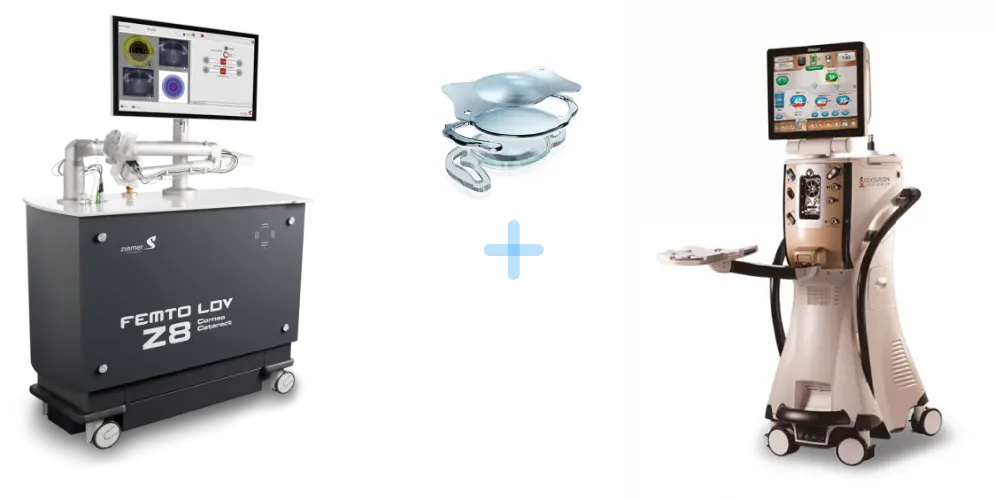 FEMTO LDV Z8 femtosecond laser, an intraocular lens and the Centurion phaco system - the three pillars of the GS Smart Cataract System
