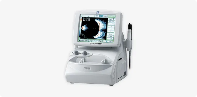 B-Scan ophthalmic ultrasound unit with probe
