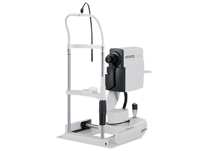 Retinal imaging camera on a chin-rest stand from the retina diagnostics lineup
